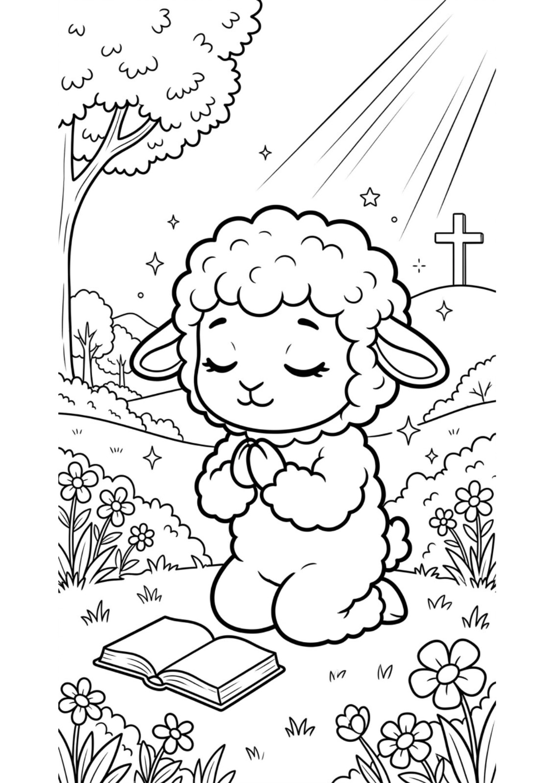 Exemplo de desenho para colorir